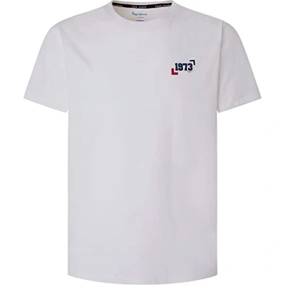 Afbeelding van Pepe Jeans RAEY Tshirt print, Heren, Maat: Medium, White
