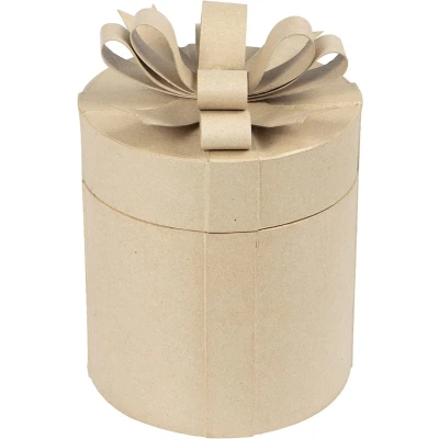 Afbeelding van Set van 2 ronde geschenkdozen