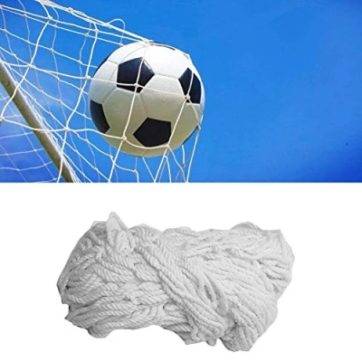 Afbeelding van Voetbaldoelnet, vervangenet, tornetten, voetbalnet, vervangend voetbalnet voor doelen, voetbaltocht, goalie net, multi size, sport, voetbaldoel (8 x 6 FT)(alleen nett)