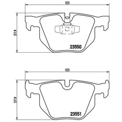Afbeelding van Brembo Remblokset P 06 039