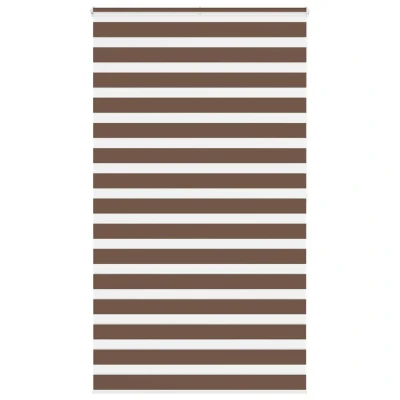 Afbeelding van Zebra rolgordijn 130x200 cm stofbreedte 125,9cm polyester bruin