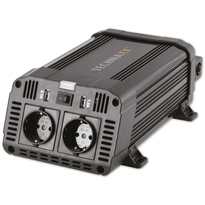 Afbeelding van Technaxx TE16 Omvormer 1200W 2x 230V 5V USB 3,1A Spanningsomvormer