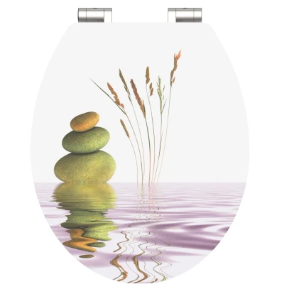 Afbeelding van Schütte Toiletzitting Balance High gloss met houten mdf kern, softclosemechanisme