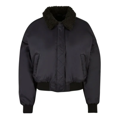 Afbeelding van Urban Classics Pilot Jas black, Dames, Maat: Large, Black