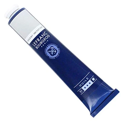 Afbeelding van Lefranc Bourgeois 810096 Fijne olieverf, gladde en sterk gepigmenteerde lichtecht, verouderingsbestendig 150ml Tube, Silver