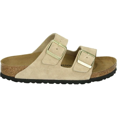 Afbeelding van ARIZONA (SUEDE) Sandalo da donna in pelle BIRKENSTOCK con doppia fascia 40/SANDCASTLE N