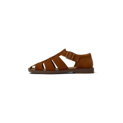 Afbeelding van Camper DON Outdoorsandalen, Dames, Maat: 42, Mittelbraun Leer