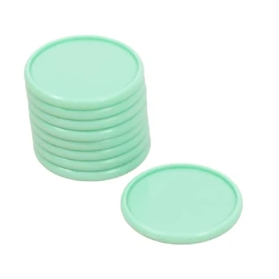 Afbeelding van Craftelier L kunststof ringen voor het binden van planners, afsprakenplanners of albums, ideaal scrapbooking en andere knutselwerkzaamheden, 9 stuks met een diameter 45 mm, turquoise