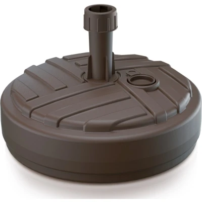 Afbeelding van Prosperplast Parasolvoet rond rotan bruin 10 l 39 cm