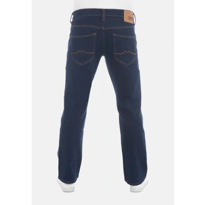 Afbeelding van Mustang Oregon Bootcut jeans, Heren, Maat: 33x32, Dark blue denim