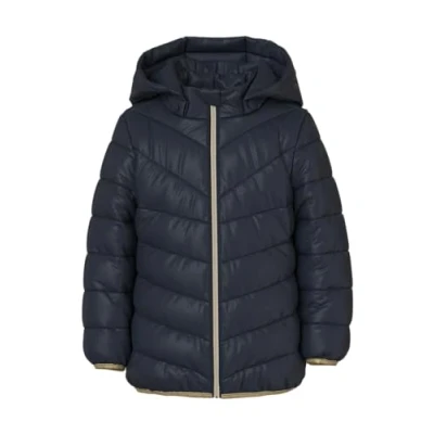 Afbeelding van NAME IT Nmfmoney Pb gewatteerde jas voor meisjes, blauw, 110 cm