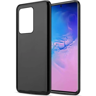 Afbeelding van Cadorabo Hoesje geschikt voor Samsung Galaxy S20 ULTRA in ZWART Beschermhoes Cover gemaakt van TPU Silicone Case