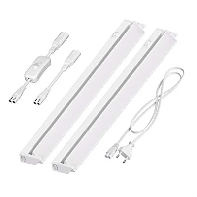 Afbeelding van ledscom.de LED onderkastverlichting LIWO 58cm, draaibaar, met schakelaar, 19.1474W, 1080lm elk, wit, set van 2