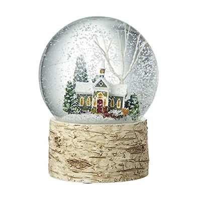 Afbeelding van Heaven Sends Kersthuis Sneeuwbol Decoratie