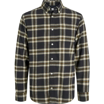 Afbeelding van JACK &amp; JONES PLUS SIZE casual overhemd zwart