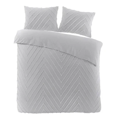 Afbeelding van Papillon Valencia Dekbedovertrek Lits jumeaux 240x200/220 cm Grijs