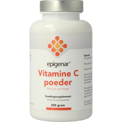 Afbeelding van Epigenar Support Vitamine C Natriumascorbaat Poeder 200GR