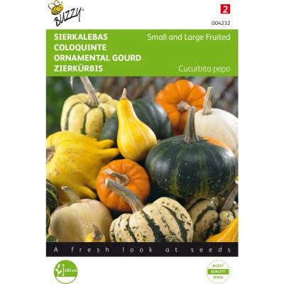 Afbeelding van Cucurbita, Sierkalebassen, Groot en kleinvruchtig mengsel