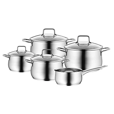 Afbeelding van Wmf Mattea Hoogwaardih Chromestaal 18/10 Pannenset 5 Delig