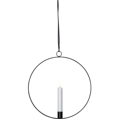Afbeelding van Star Trading LED lichtslinger &#039;Flame Ring&#039;, zwart, 30cm