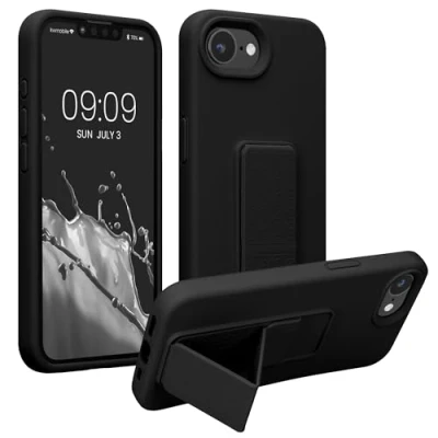Afbeelding van kwmobile back cover voor smartphone geschikt Apple iPhone 16e 1x beschermhoesje van kunststof In zwart