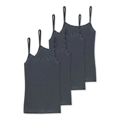 Afbeelding van Schiesser 4PACK Essentials Hemd, Dames, Maat: 36, Blau