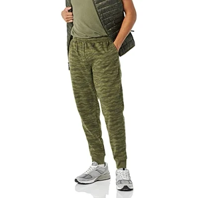 Afbeelding van Amazon Essentials Men&#039;s Joggingbroek met fleece, Olijfgroen Camo, XL