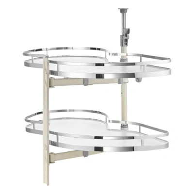 Afbeelding van VEVOR keukenkastorganizer 2 niveaus soft close organizer links uitschuifbaar