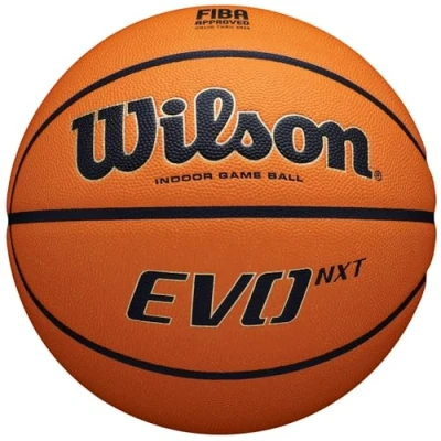 Afbeelding van Wilson EVO NXT FIBA Game Ball Maat 7 basketbal oranje