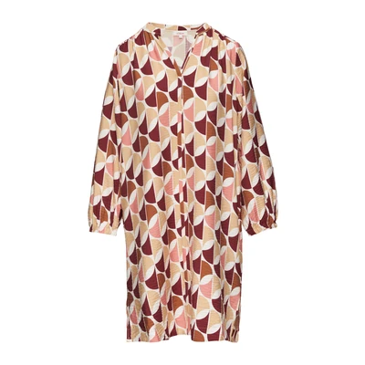 Afbeelding van s.Oliver MIT Alloverprint UND Seitlichen Eingrifftaschen Jurk, Dames, Maat: 32, Himbeere