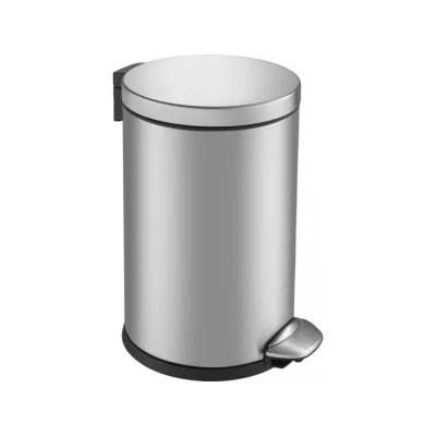 Afbeelding van Eko Luna Step Bin 5 liter mat RVS