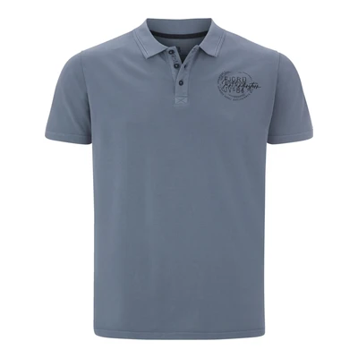 Afbeelding van Jan Vanderstorm polo BRORTE Plus Size blauw