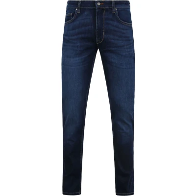 Afbeelding van Suitable Jeans Navy maat W 32 L 30 met Modern fit Pasvorm Polyester Herenkleding