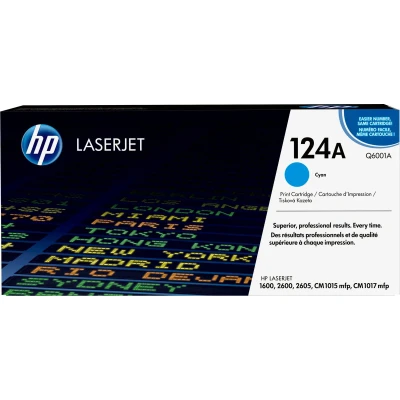 Afbeelding van HP 124A (Q6001A) Toner Cyaan
