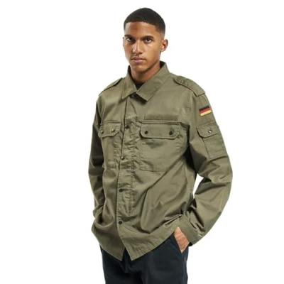 Afbeelding van Brandit BW Feldbluse olive Overhemd 4XL Groen