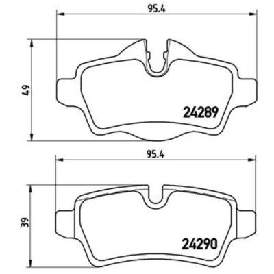 Afbeelding van Brembo Remblokset P 06 052