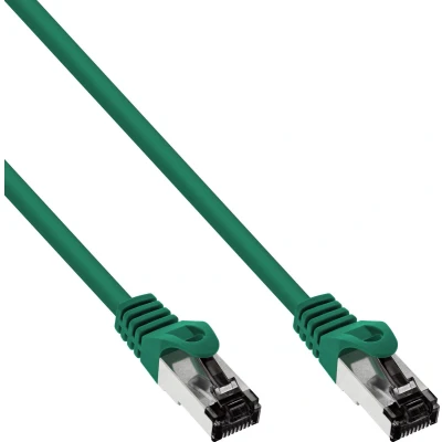 Afbeelding van S/FTP CAT8.1 40 Gigabit netwerkkabel / groen LSZH 0,25 meter