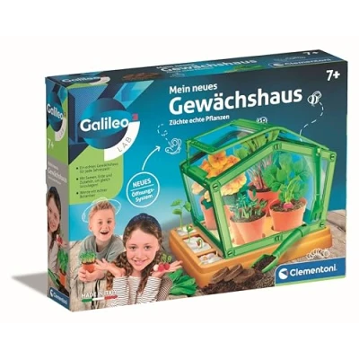 Afbeelding van Clementoni Galileo Lab 59383 Mijn nieuwe broeikas, plantenbak en zaden voor mini tuiniers beginnende botanici, speelgoed kinderen vanaf 7 jaar