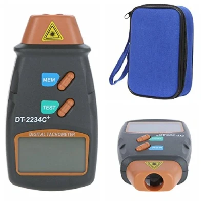 Afbeelding van NAMVO Professionele digitale snelheidsmeter, laser optische contactloze toerenteller