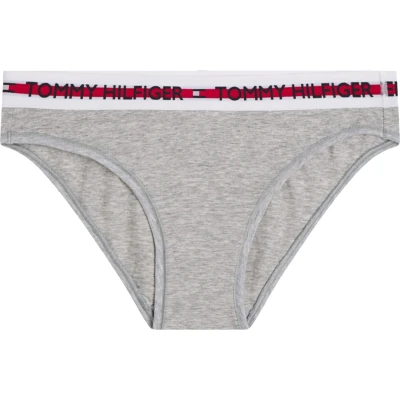 Afbeelding van Tommy Hilfiger dames Nature Tech bikini slip (1 pack) grijs melange Mid Grey Heather