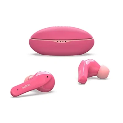 Afbeelding van Belkin Soundform Nano Hoofdtelefoons Draadloos In ear Oproepen/muziek Micro USB Bluetooth Roze