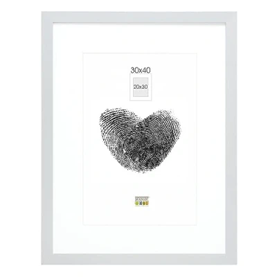 Afbeelding van Deknudt S66KD1 P1 30X40 Wissellijst Papierformaat: 30 x 40 cm Zilver