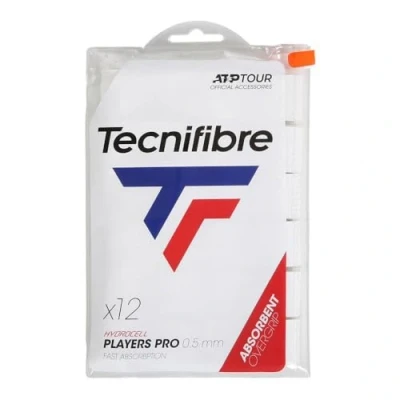 Afbeelding van Tecnifibre Players Pro (12 stuks) wit 0.5 mm overgrips