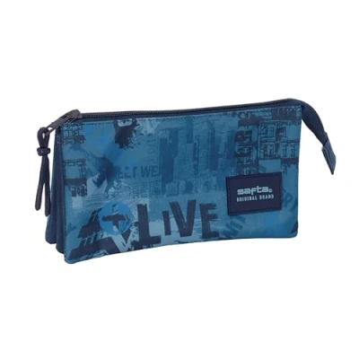 Afbeelding van Alleshouder Safta New edition Marineblauw 22 x 12 3 cm