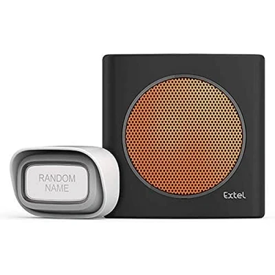Afbeelding van Extel diBi flash soft orange draadloze deurbel