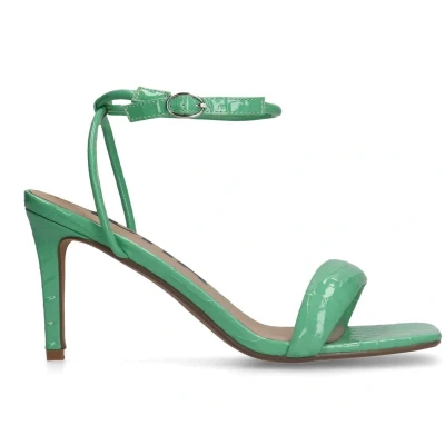 Afbeelding van Sacha Dames Groene sandalen met hak Maat 42