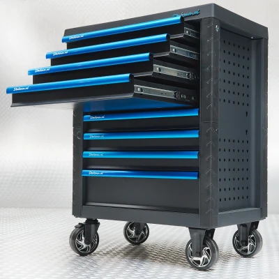Afbeelding van Datona Gereedschapswagen &quot;Black Line&quot; Met 8 Laden (78 x 47 98 cm) Zwart