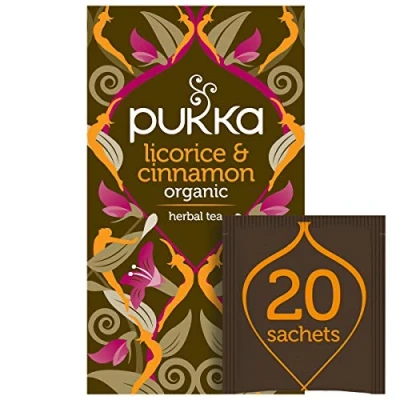Afbeelding van Pukka Licorice &amp; Cinnamon Thee Bio, 20 stuks