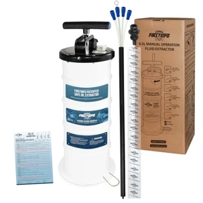 Afbeelding van FIRSTINFO A1102HY2 6.5L handmatige modus olie extractor oliezuigpomp vacuümpomp