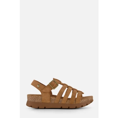 Afbeelding van Panama Jack Sasha B2 Sandalen bruin Nubuck Dames Maat 37